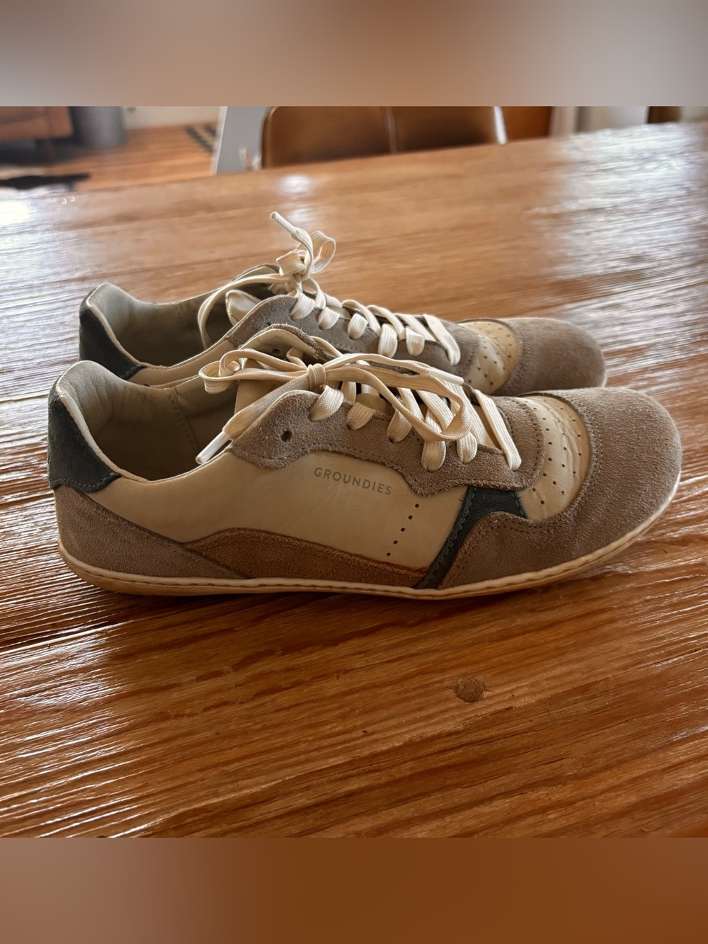 Groundies Trainers Nova GO1 Women's Size 7 Low Top Sneakers Barefoot Minimalist